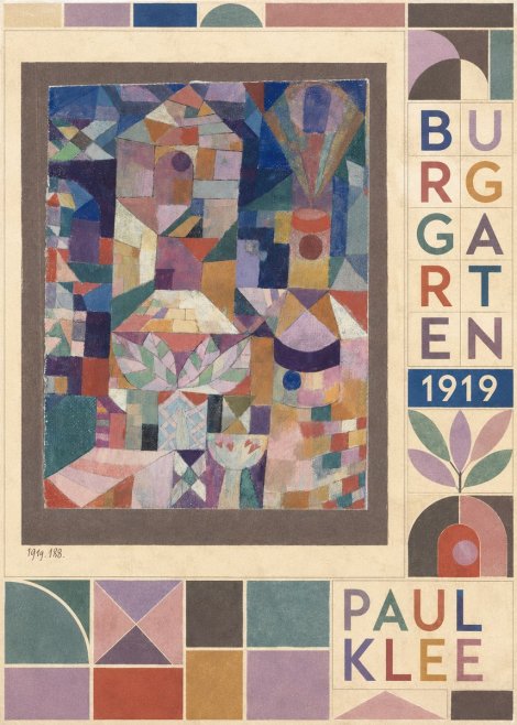 Paul Klee Burggarten No5 - Juliste