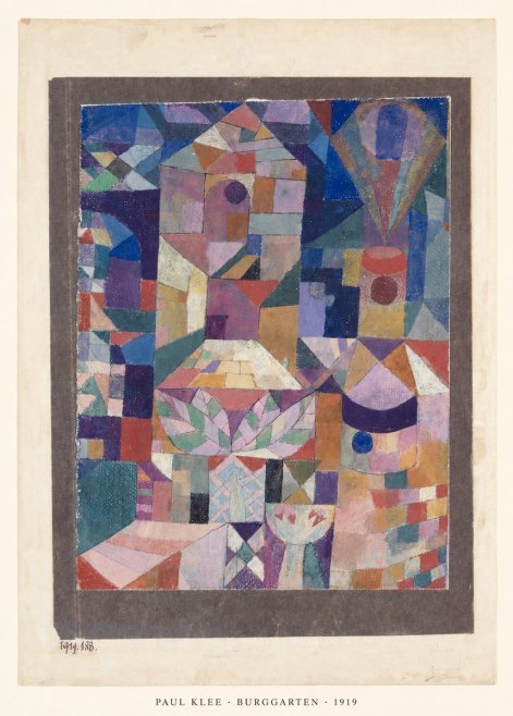 Paul Klee Burggarten No6 - Juliste