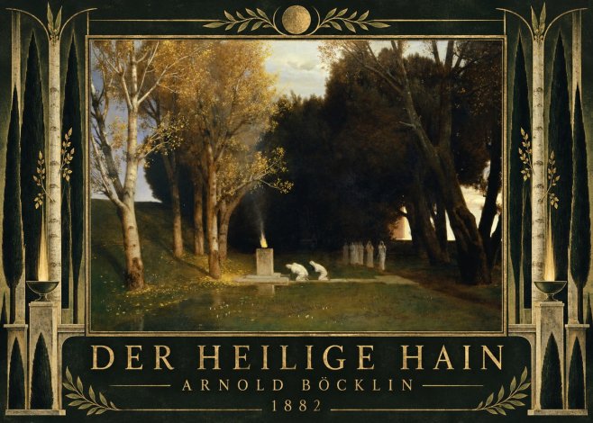 Arnold Böcklin Der Heilige Hain I No5 - Juliste