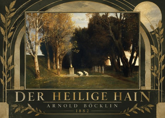 Arnold Böcklin Der Heilige Hain I No6 - Juliste