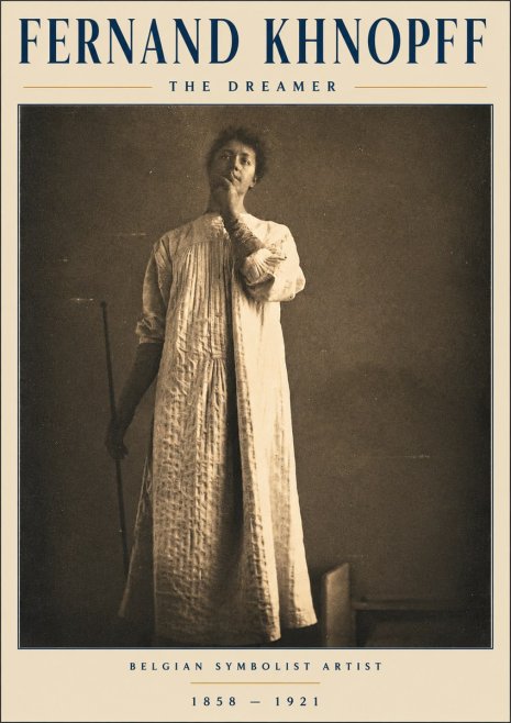 Fernand Khnopff The Dreamer No3 - Juliste
