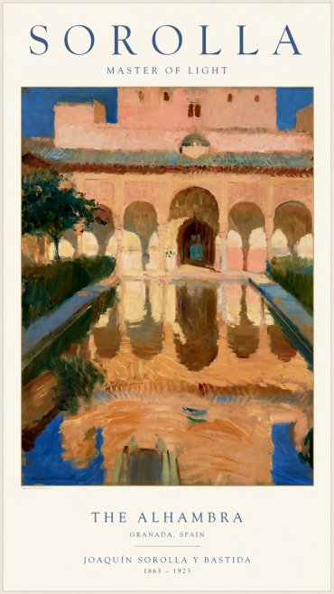 Sorolla The Alhambra No1 - Juliste