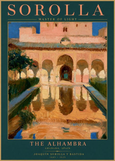 Sorolla The Alhambra No2 - Juliste