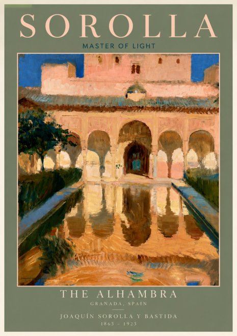 Sorolla The Alhambra No4 - Juliste