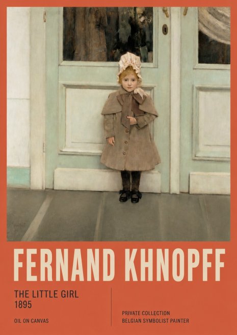 Fernand Khnopff The Little Girl No2 - Juliste