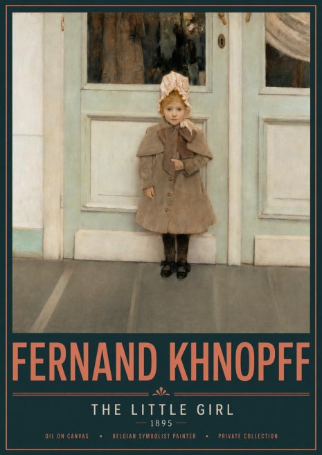 Fernand Khnopff The Little Girl No4 - Juliste