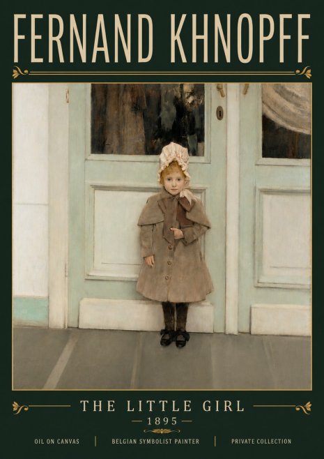 Fernand Khnopff The Little Girl No6 - Juliste