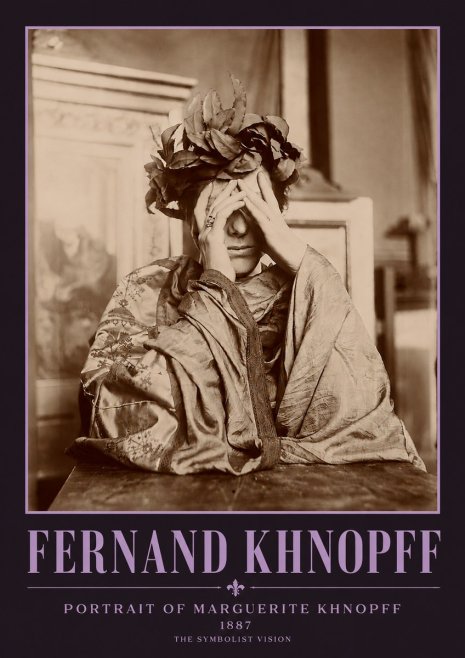 Fernand Khnopff Portrait of Marguerite Khnopff No3 - Juliste