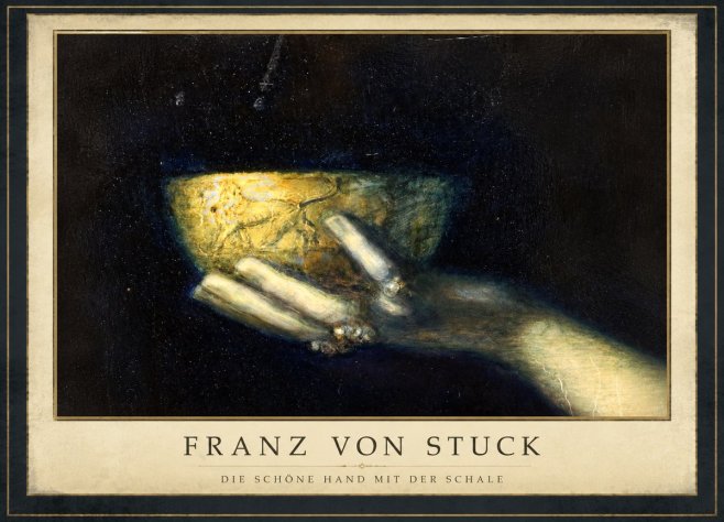 Franz von Stuck Die Schöne Hand Mit Der Schale No1 - Juliste