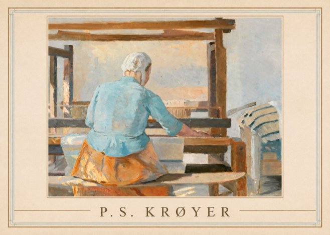 P.S. Krøyer A Weaver No1 - Juliste