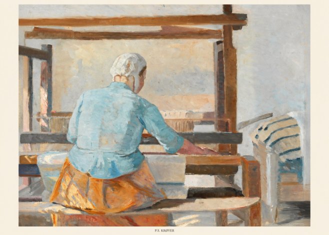 P.S. Krøyer A Weaver No5 - Juliste