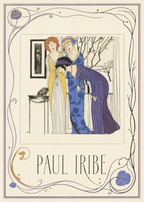Paul Iribe Three Women and a Frog No3 - Juliste