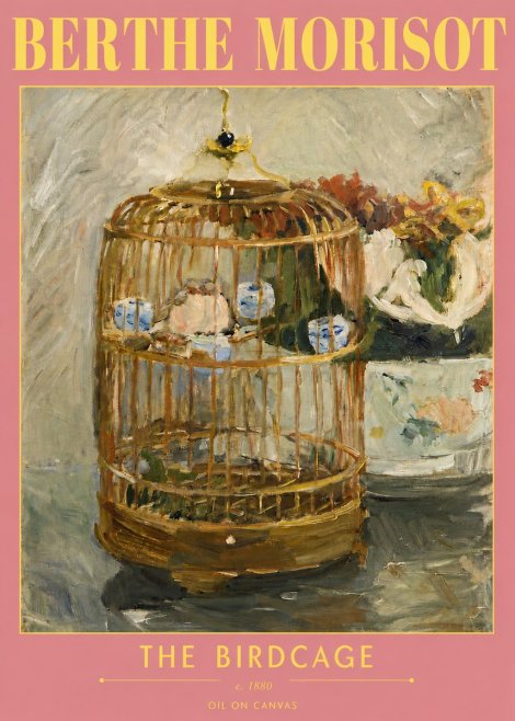 Berthe Morisot The Birdcage I No5 - Juliste