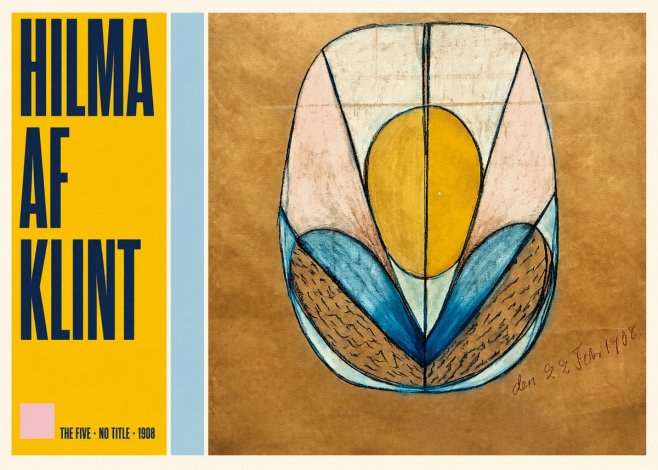 Hilma af Klint The Five - No Title No5 - Juliste
