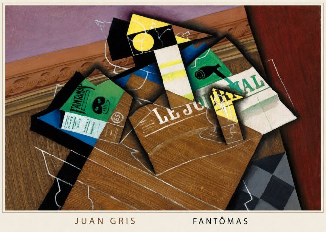Juan Gris Fantômas I No6 - Juliste
