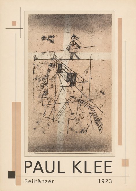 Paul Klee Seiltänzer II No1 - Juliste