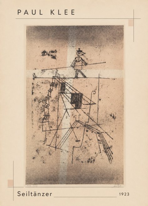 Paul Klee Seiltänzer II No3 - Juliste
