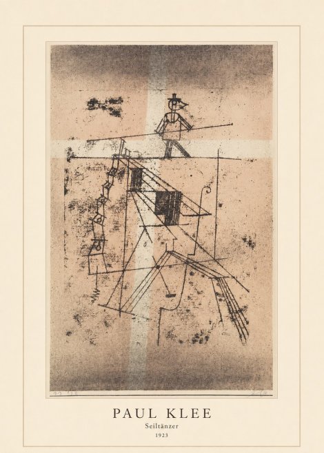 Paul Klee Seiltänzer II No4 - Juliste