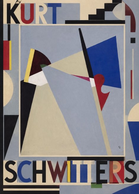 Kurt Schwitters Abstract Composition No5 - Juliste