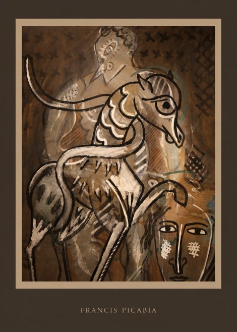Francis Picabia Stylized Figures and Horse No4 - Juliste