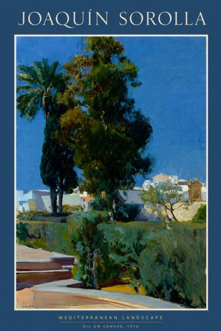 Sorolla Mediterranean Landscape No2 - Juliste