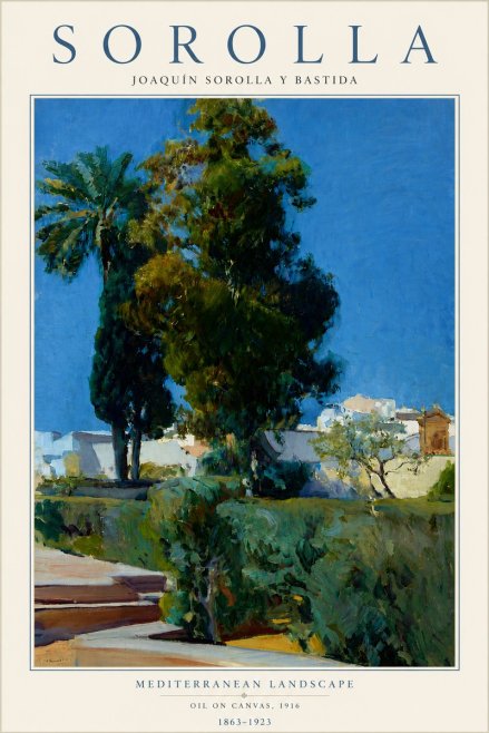 Sorolla Mediterranean Landscape No4 - Juliste