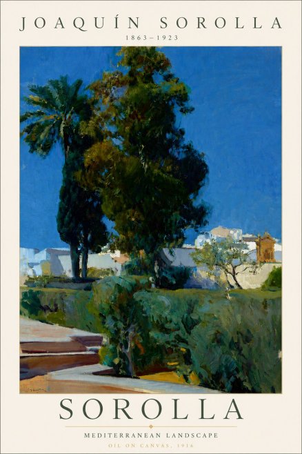 Sorolla Mediterranean Landscape No6 - Juliste