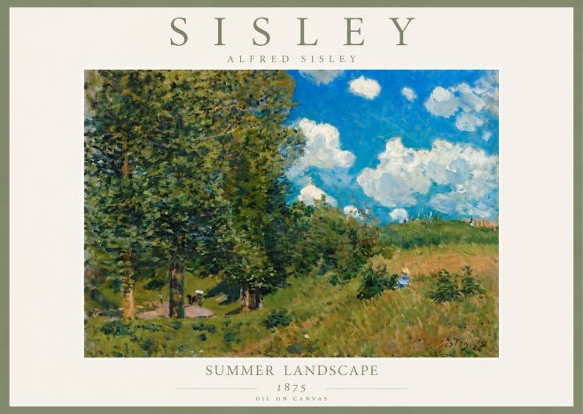 Sisley Summer Landscape No4 - Juliste