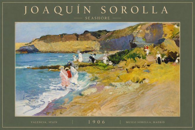 Sorolla Seashore No6 - Juliste