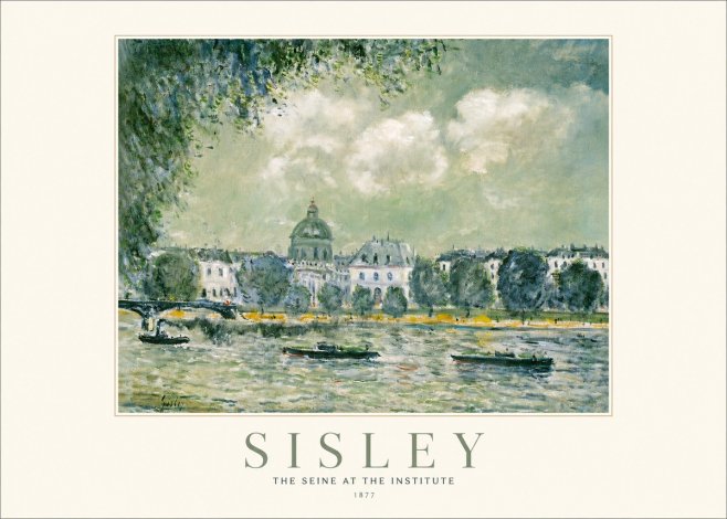 Sisley The Seine at the Institute No1 - Juliste