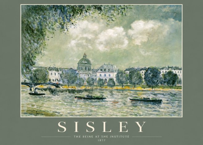 Sisley The Seine at the Institute No2 - Juliste