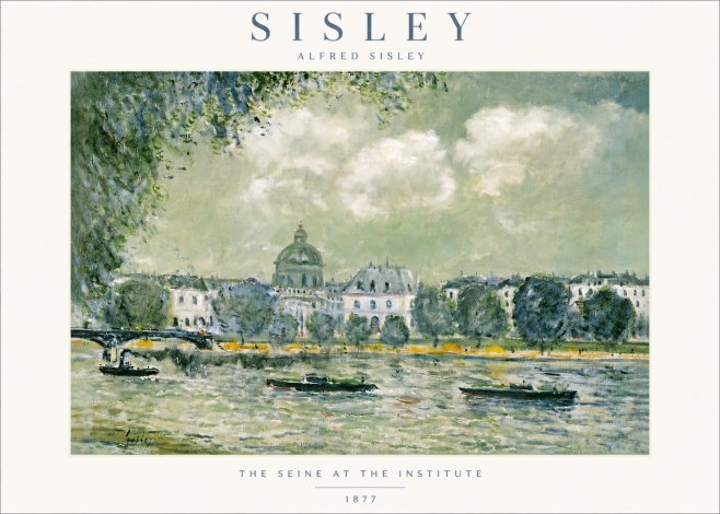 Sisley The Seine at the Institute No3 - Juliste