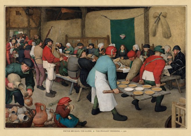 Pieter Bruegel The Peasant Wedding II No5 - Juliste