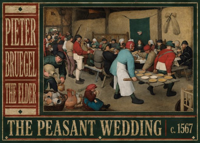 Pieter Bruegel The Peasant Wedding II No6 - Juliste