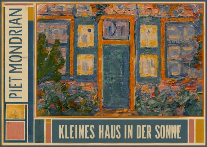 Piet Mondrian Kleines Haus in Der Sonne II No3 - Juliste