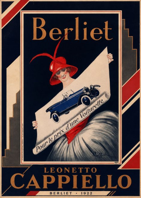 Leonetto Cappiello Berliet - Pour Le Prix D'une Voiturette No2 - Juliste
