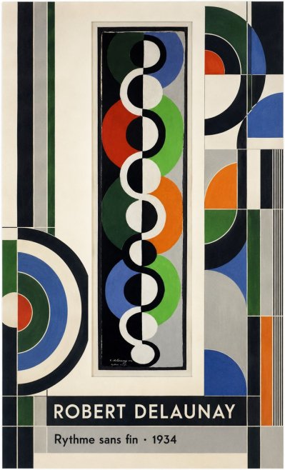 Robert Delaunay Rythme Sans Fin I No5 - Juliste