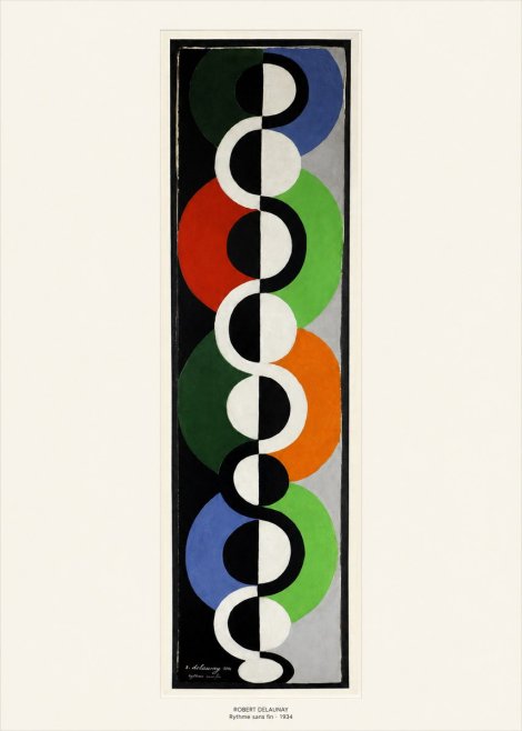 Robert Delaunay Rythme Sans Fin I No6 - Juliste