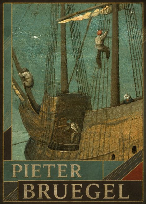 Pieter Bruegel The Ship No6 - Juliste