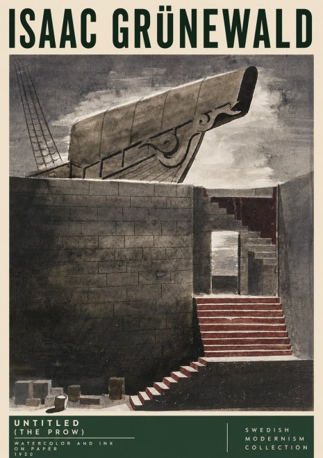 Isaac Grünewald Untitled (the Prow) No5 - Juliste