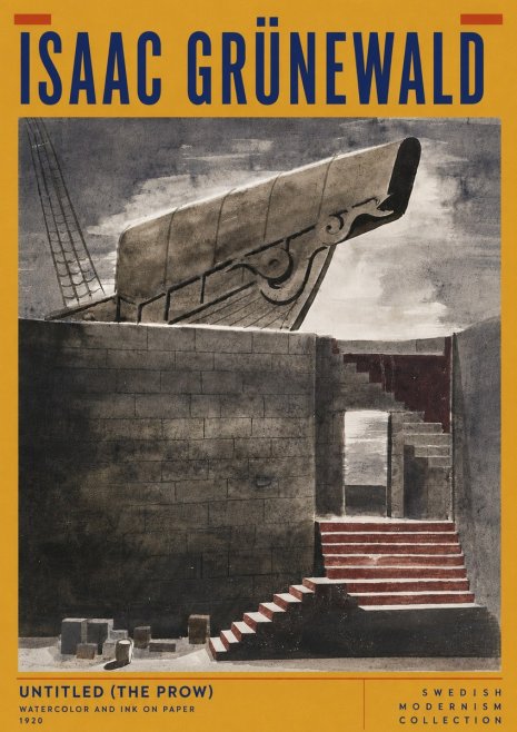 Isaac Grünewald Untitled (the Prow) No6 - Juliste