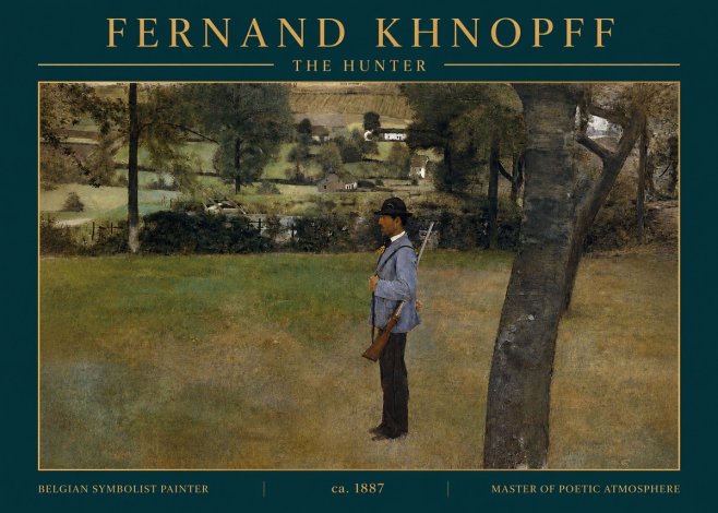 Fernand Khnopff The Hunter No3 - Juliste