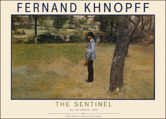 Fernand Khnopff The Hunter No6 - Juliste