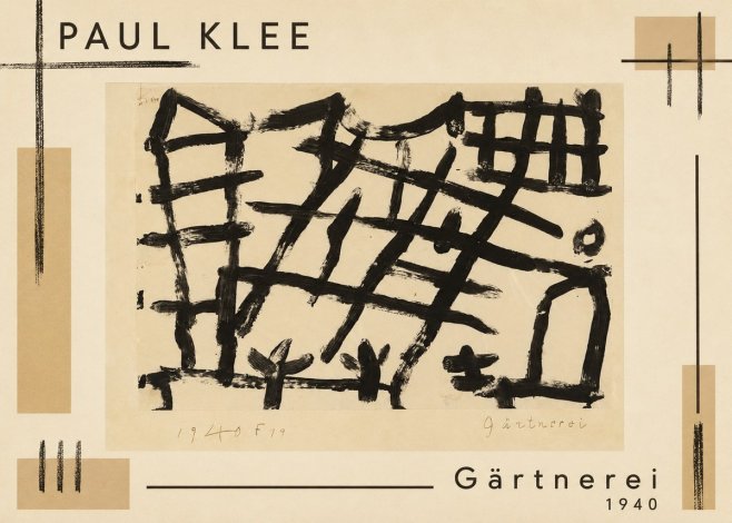 Paul Klee Gärtnerei No1 - Juliste
