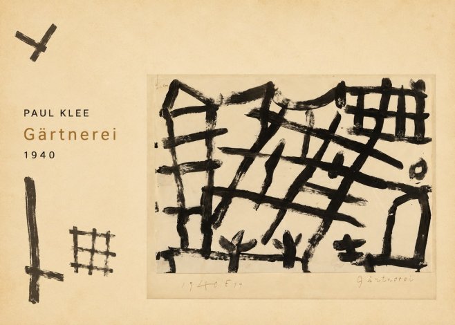 Paul Klee Gärtnerei No2 - Juliste