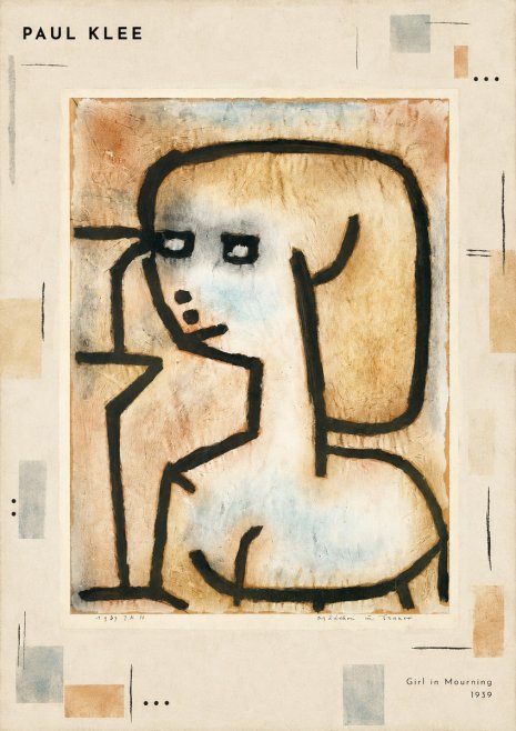 Paul Klee Girl in Mourning No3 - Juliste