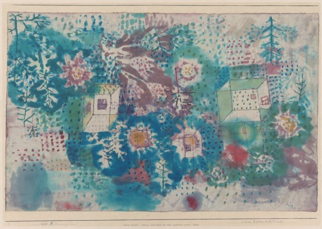 Paul Klee Small Houses in the Garden City No4 - Juliste