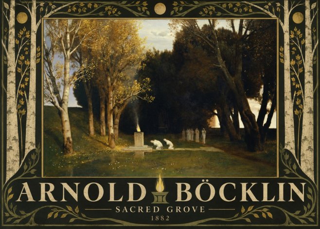 Arnold Böcklin Sacred Grove I No5 - Juliste