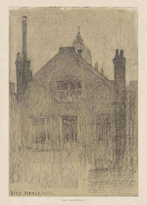 Piet Mondrian House Study No5 - Juliste