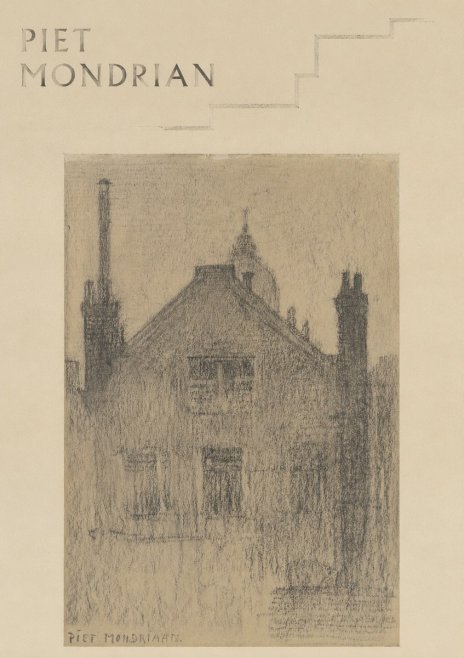 Piet Mondrian House Study No6 - Juliste